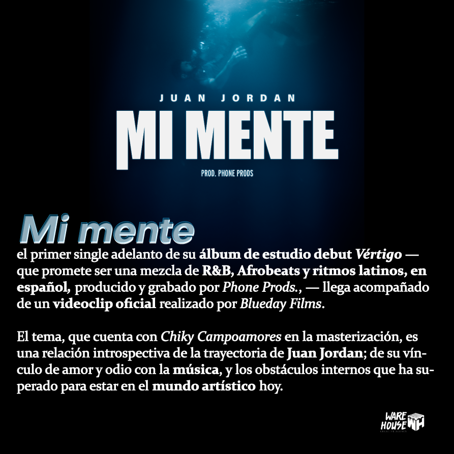 WHCYPR.AGENCY - Artist Development Juan Jordan Mi Mente Press Card 1